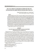 Nhu cầu chăm sóc giảm nhẹ cho bệnh nhi ung thư tại khoa ung thư, bệnh viện Nhi trung ương năm 2018
