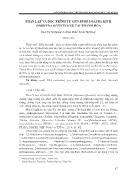 Phân lập và đọc trình tự gen RPOB loài Ba kích tại Thanh Hóa