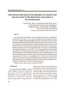 Phát hiện đột biến gene Dystrophin bằng các phương pháp sinh học phân tử trên bệnh nhân loạn dưỡng cơ Duchenne/Becker