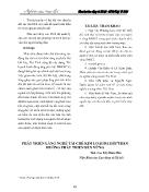 Phát triển làng nghề tái chế kim loại đa hội theo hướng phát triển bền vững