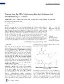 Phương pháp Rp-HPLC định lượng đồng thời Salbutamol và Bromhexin trong si-rô thuốc