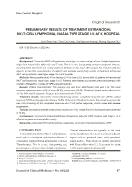 Preliminary results of treatment extranodal NK/T-Cell lymphoma, nasal type stage I-II at K hospital