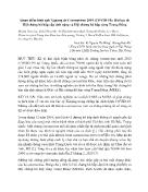 Quan điểm hình ảnh Xquang do Coronavirus 2019 (Covid-19): Bài học từ Hội chứng hô hấp cấp tính nặng và Hội chứng hô hấp vùng Trung Đông