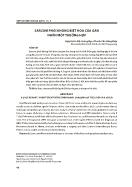 Sarcom phôi không biệt hóa của gan nhân một trường hợp