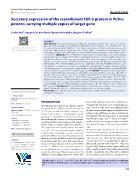 Secretory expression of the recombinant FGF-2 protein in Pichia pastoris carrying multiple copies of target gene