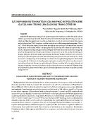 Sự chấp nhận và tính an toàn của hai phác đồ polyethylene glycol 4000 trong làm sạch đại tràng ở trẻ em