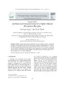 Synthesis and characterization of a highly ordered mesoporous Bio-Glass