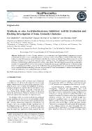Synthesis, in vitro acetylcholinesterase inhibitory activity evaluation and docking investigation of some aromatic chalcones