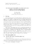 Tác dụng bảo vệ bờ biển của rừng ngập mặn trong cơn bão số hai năm 2005 tại Bàng La, Đồ Sơn, Hải Phòng