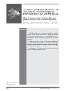 Tác dụng của phương pháp tiêm cồn tuyệt đối diệt hạch dây v qua da dưới hướng dẫn của màn tăng sáng