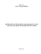 Tài liệu Hướng dẫn lấy mẫu, đóng gói, bảo quản và vận chuyển mẫu bệnh phẩm bệnh truyền nhiễm