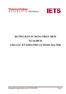 Tài liệu Hướng dẫn sử dụng phần mềm Xcalibur cho sắc ký khối phổ GCMSMS ISQ-7000