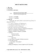 Tài liệu Thuốc kháng sinh