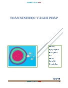 Tài liệu Toán sinh học và giải pháp