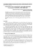 Thành phần loài và phân bố của thân mềm chân bụng (gastropoda) ở Nam Đông, Thừa Thiên Huế