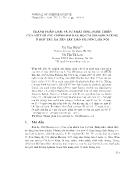Thành phần loài và sự phát sinh, phát triển của một số sâu chính hại rau họ cải (brassicaceae) ở hợp tác xã Tân Lập, Đan Phượng, Hà Nội