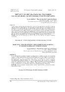 Thiết kế và tổ chức hoạt động học trải nghiệm các chuyên đề học tập môn Sinh học ở trường Phổ thông