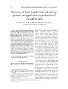 Thu nhận bột xương từ phụ phẩm cá hồi và ứng dụng trong sản xuất chả cá tra