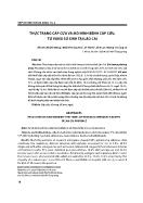 Thực trạng cấp cứu và mô hình bệnh cấp cứu, tử vong sơ sinh tại Lào Cai