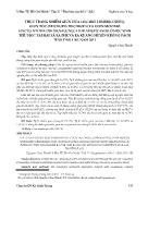 Thực trạng nhiễm giun dua (ascaris lumbricoides), giun tóc (trichuris trichiura) va giun móc/mỏ (ancylostoma duodenale/necator americanus) ở học sinh tiểu học tại hai xã ea phe va ea kuang huyện Krông Pách tỉnh Đăk Lăk năm 2011