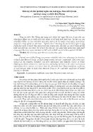 Tính hệ số tích tụ thủy ngân của loài ngao Meretrix lyrata nuôi tại vùng ven biển Hải Phòng