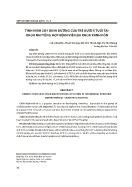 Tình hình suy dinh dưỡng của trẻ dưới 5 tuổi tại khoa nhi tổng hợp bệnh viện Đa khoa Xanh Pôn