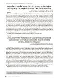 Tính sẵn có và sẵn dụng của các dịch vụ quản lý bệnh tim mạch tại các trạm y tế thuộc tỉnh Thừa Thiên Huế