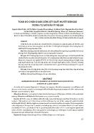 Toán đồ chẩn đoán sớm sốt xuất huyết Dengue trong 72 giờ đầu ở trẻ em