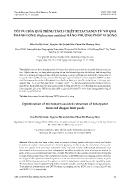 Tối ưu hóa quá trình tách chiết betacyanin từ vỏ quả thanh long (hylocereus undatus) bằng phương pháp vi sóng