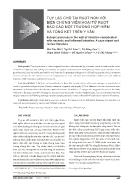 Tụy lạc chỗ tại ruột non với biến chứng viêm hoại tử ruột báo cáo một trường hợp hiếm và tổng kết trên y văn