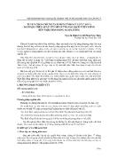 Tuyển chọn chủng nấm men có hoạt lực caovà đánh giá hiệu suất lên men ethanol dịch thủy phân bèo Nhật Bản bằng acid loãng