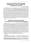 Ứng dụng siêu âm nội soi trong chẩn đoán các bệnh lý tiêu hóa - Mật tụy tại bệnh viện trường Đại học Y dược Huế