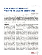 Ứng dụng tế bào gốc và một số vấn đề liên quan