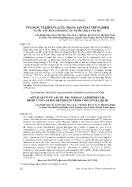 Ứng dụng vi khuẩn lactic trong sản xuất thử nghiệm nước tẩy rửa sinh học từ nước chua tàu hủ