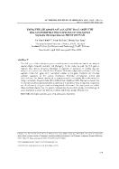 Using the chloroplast rbcl gene to clarify the relationship between species of the genus stephania (menispermaceae) from Viet Nam