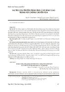 Vai trò của protein phản ứng c độ nhạy cao trong hội chứng chuyển hóa