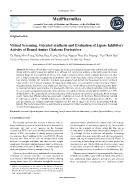 Virtual screening, oriented-Synthesis and evaluation of lipase inhibitory activity of benzyl amino chalcone derivatives
