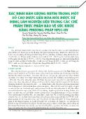 Xác định hàm lượng Rutin trong một số cao dược liệu hoa hòe được sử dụng làm nguyên liệu trong các chế phẩm thực phẩm bảo vệ sức khỏe bằng phương pháp HPLC-UV