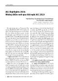 ACC Highlights 2019: Những điểm mới qua Hội nghị ACC 2019