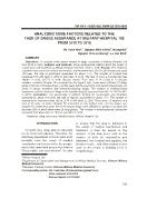 Analyzing some factors related to the task of drugs assurance at military hospital 105 from 2015 to 2018