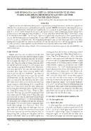 Ảnh hưởng của cao chiết lá chùm ngây lên tỷ lệ sống và khả năng kháng bệnh hoại tử gan tụy cấp tính trên tôm thẻ chân trắng