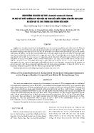 Ảnh hưởng của dầu hạt chè (camellia sinensis o. kuntze) và một số chất chống oxy hóa đến sự thay đổi chất lượng của dầu hạt lanh và dầu hạt óc chó trong quá trình bảo quản