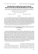 Ảnh hưởng của đệm lót chuồng lên men vi sinh vật và giàn đậu đến một số chỉ tiêu phúc lợi và khả năng sinh trưởng của gà thịt lông màu