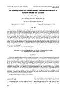 Ảnh hưởng của dịch tả heo châu phi đến hoạt động chăn nuôi của nông hộ tại huyện Long Mỹ, tỉnh Hậu Giang