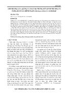 Ảnh hưởng của giống và mật độ trồng đến sinh trưởng và năng suất lá chùm ngây (moringa oleifera L) làm rau