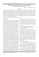 Ảnh hưởng của hàm lượng CO₂ lên sự phát triển của tảo Chaetoceros Calcitrans