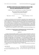 Ảnh hưởng của khẩu phần ăn giàu protein đến khả năng gây bệnh của ba loài brachyspira dung huyết yếu ở lợn thịt