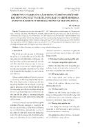 Ảnh hưởng của khoảng cách trồng và phương pháp thu hạt đến năng suất và chất lượng hạt cỏ ghinê mombasa (panicum maximum cv mombasa) trồng tại Mai Sơn, Sơn La