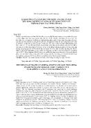 Ảnh hưởng của làm đất tối thiểu và che tủ đất đến sinh trưởng và năng suất giống ngô VS71 trên đất dốc tại tỉnh Yên Bái