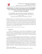 Ảnh hưởng của liều lượng Kali và lưu huỳnh đến cây cà phê chè giai đoạn kinh doanh trên đất Bazan tại tỉnh Lâm Đồng